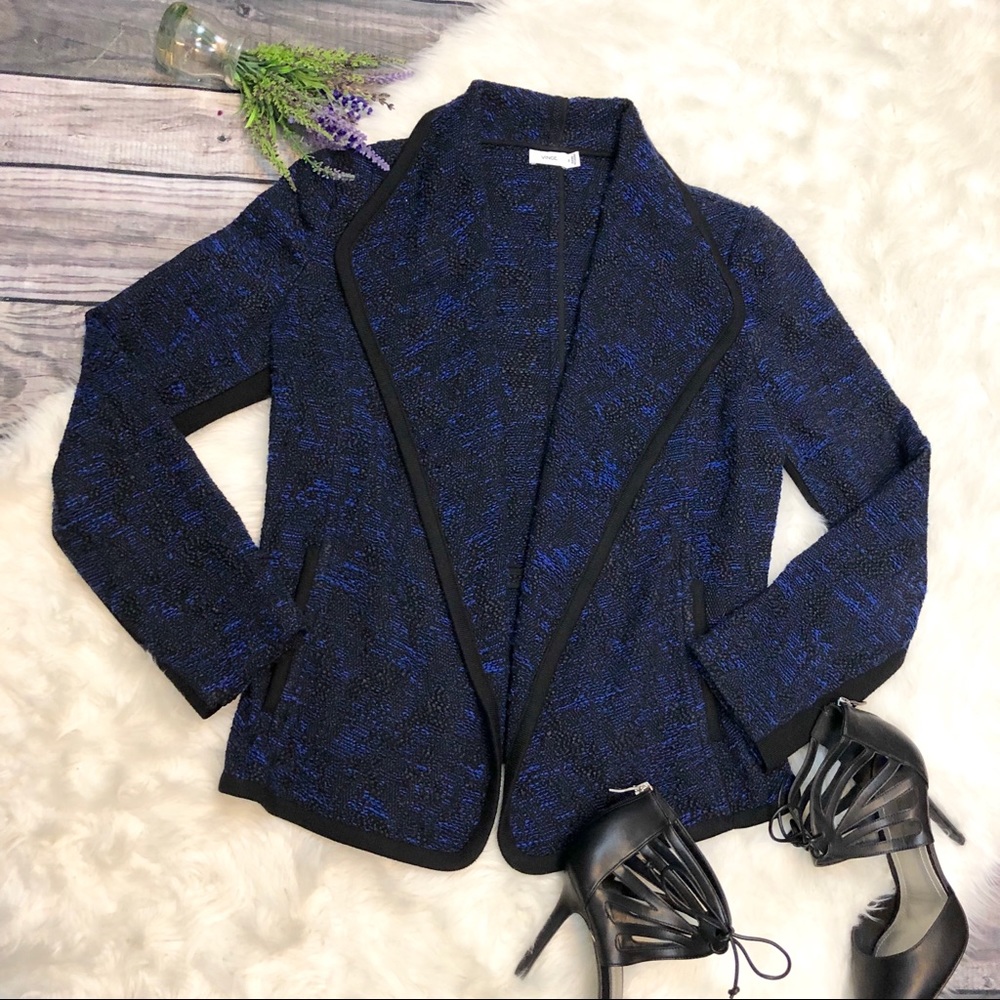 Vince. Draped Boucle Open Front Jacket - image 2